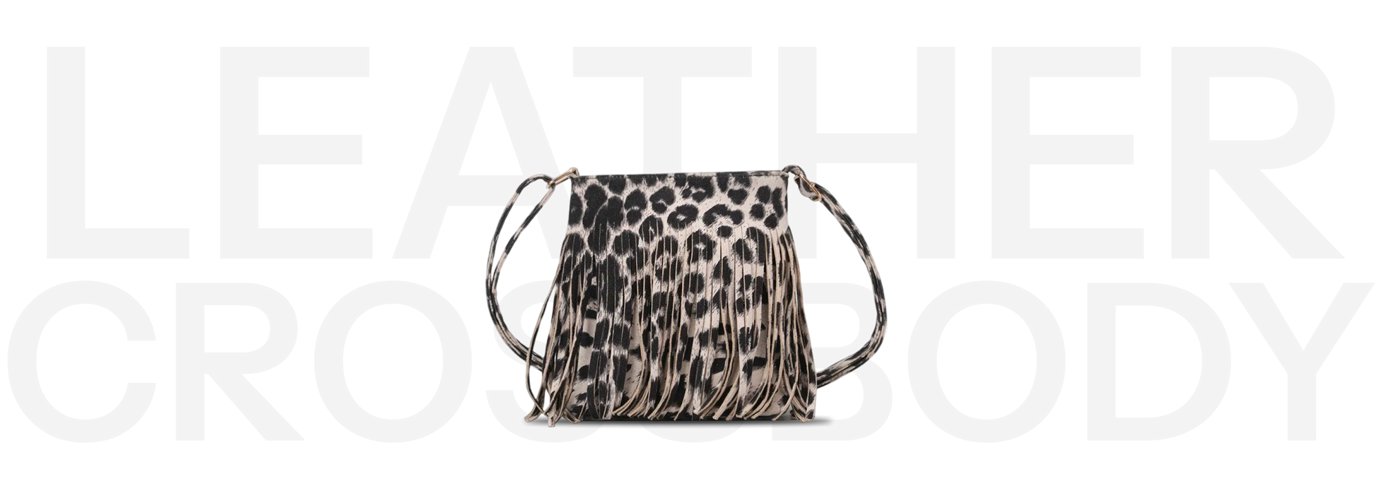 Adored PU Leather Crossbody Bag with Fringe
